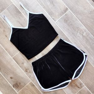 Black Velvet Lounge Set (M)